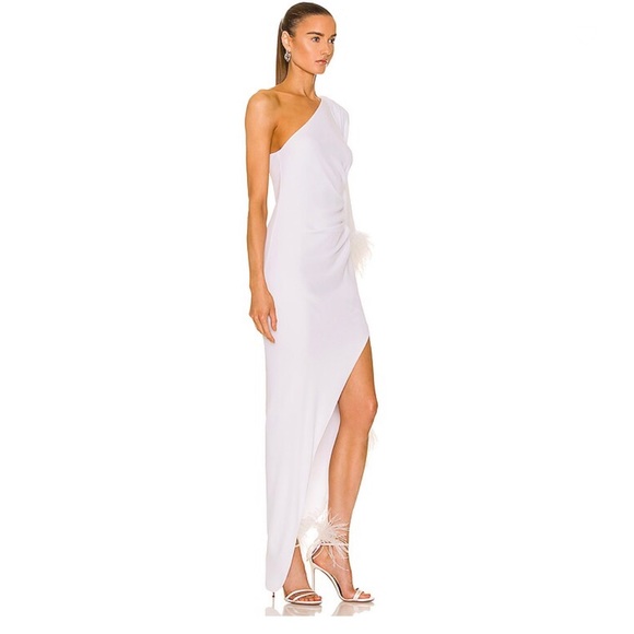 NERVI Maria Midi Dress in Off White 40 - Picture 2 of 10